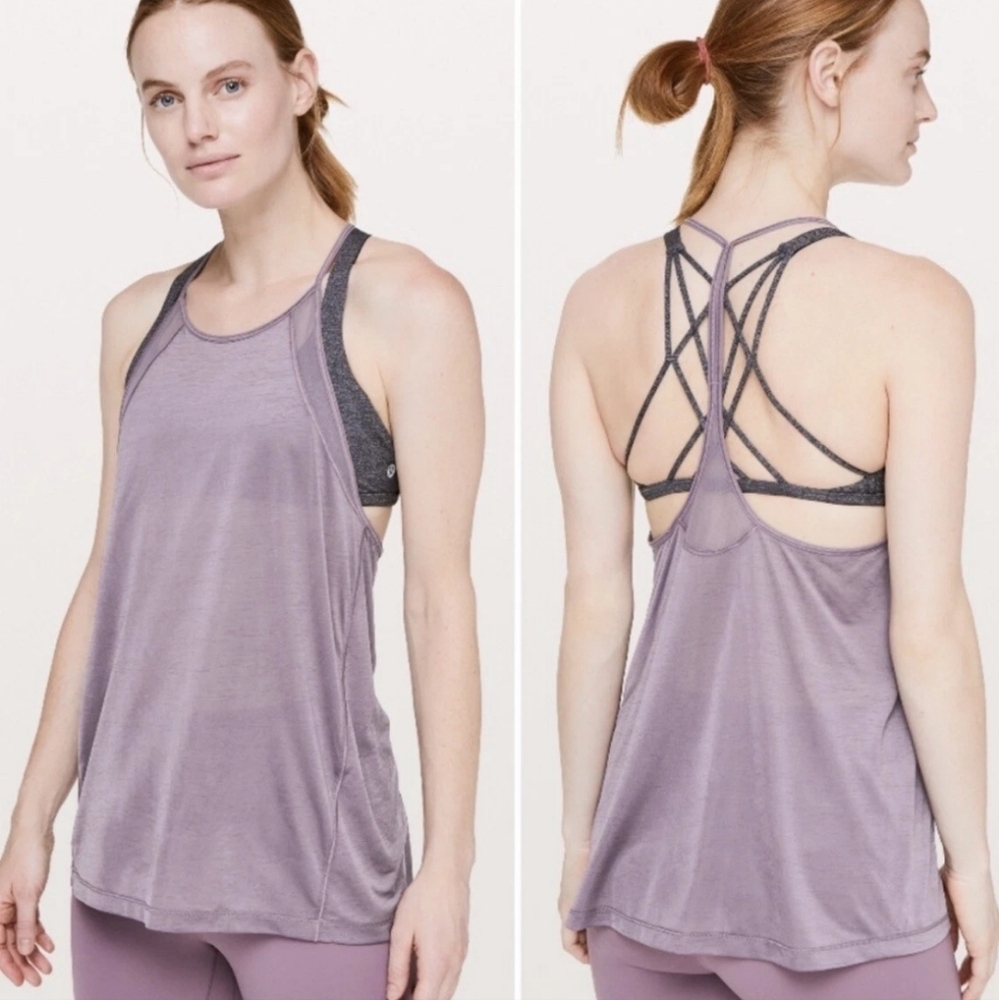Lululemon Through The Movement Tank Pit  To Pit 20in